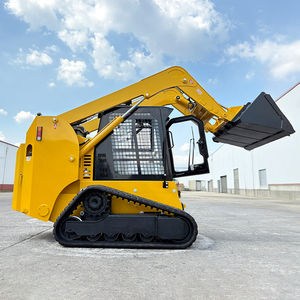 Precio al por mayor de fábrica Mini cargador Quitanieves Track <span class=keywords><strong>Loader</strong></span> Skid Steer Retroexcavadora - Product Image 2