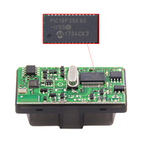 Super Mini ELM327 OBD2 interfaz BT 4,0 escáner PIC18F25K80 Chip escáner de código de coche herramienta de diagnóstico compatible con Android/IOS/PC