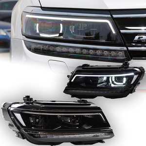 Feu avant pour VW <span class=keywords><strong>Tiguan</strong></span> 2017 — 2020, phare dynamique LED, accessoire pour automobile - Product Image 4