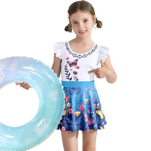 여아용 수영복 도매 어린이 수영복 여아용 원피스 수영복 스커트 부착 부티크 공주 수영복 의류 - Product Image 5