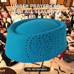 Bonnet de prière musulman unisexe en polyester pour homme, Kippah, casquette de ski, de voyage, décontractée, respirante, pour l'extérieur - Product Image 2
