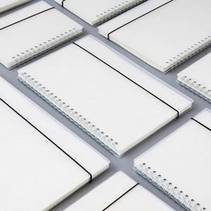 Wholesale Sier Spiral <b>Notebook</b> 16k/32k/48k Frosted PP Hard Cover Elastic Band <b>Blank</b>/Line/Dots/Grid Custom Logo - Product Image 3