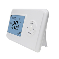 Termostato inteligente de control remoto Tuya de diseño moderno con pantalla LCD, sistemas de calefacción de suelo y piezas para calefacción de agua de apartamento