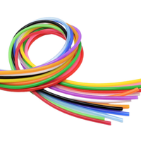 Tuyaux en silicone élastique colorés de tailles personnalisées, tuyaux en caoutchouc de qualité supérieure, tuyau flexible pour l'eau