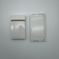 Boîtes en carton auto-scellantes écologiques personnalisables pour accessoires de fumeurs, boîte en papier style cigarette avec bouton-poussoir et impression UV sélective