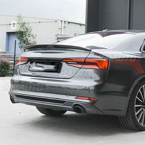 สปอยเลอร์หลังคาร์บอนไฟเบอร์ทรง HK สำหรับ AUDI A5 S5 RS5 B9 4 ประตู Sportback ปี 2017-2023 วัสดุ FRP คาร์บอนฟอร์จ - Product Image 5