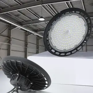 Direkt druckguss Aluminium Dimmbar Wasserdicht Highbay Warehouse Industrie licht 100W 150W 200W UFO LED High Bay Light