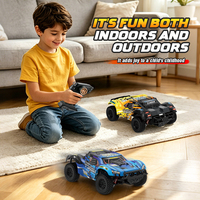 Kit de Coche RC a Escala 1/12 para Ensamblar, Camioneta Todoterreno de Alta Velocidad 2.4G con Control Remoto y Localizador, Coche de Carreras RC