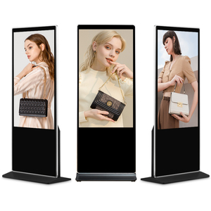 Kiosque tactile personnalisé <span class=keywords><strong>Windows</strong></span> Android, écran publicitaire, lecteur publicitaire, écran LCD ultra fin, signalisation numérique sur pied pour intérieur - Product Image 1