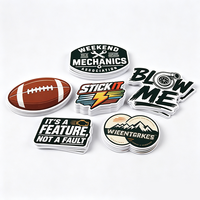 Échantillons de feuilles d'autocollants découpés sur mesure, LOGO personnalisé, dessin animé, vinyle adhésif holographique PVC, étiquettes en vrac, pack d'autocollants personnalisés