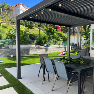 Pérgola Moderna Minimalista de Aluminio, Diseño de Marco Estrecho para <span class=keywords><strong>Terraza</strong></span> en Azotea y Balcón - Product Image 2