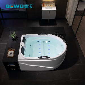 Hai Người Acrylic Whirlpool Jacuzzier Với Hai-Xử Lý Thác Massage Bồn Tắm Đôi Gối Vệ Sinh Bồn Tắm - Product Image 5