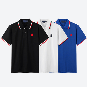 Polo da uomo RL Little Horse in cotone estivo, ricamata, alla moda, casual, a maniche corte, di lusso, per golf - Product Image 1