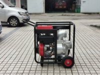 Dongqing DQ150KB-6DE 12.9HP Set Pompa Air Mesin Diesel Konstruksi Paduan Aluminium DN150 Ukuran Impor Starter Manual/Listrik