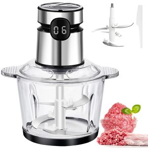 Picadora de Carne Eléctrica de Acero Inoxidable de 4 Cuchillas, 2L/3L, Diseño 2026, Venta al Por Mayor - Product Image 1
