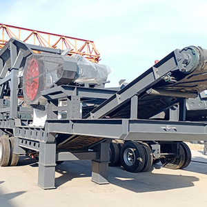 Concasseur à mâchoires mobile portable à prix d'usine pour minerai d'or, nouveau moteur PLC et engrenage central pour carrière de pierre - Product Image 3