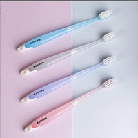 SAKURA Brosse à dents manuelle pour adultes, personnalisable avec logo, en PBT et PP de haute qualité, légère, emballée individuellement, modèle pour la maison