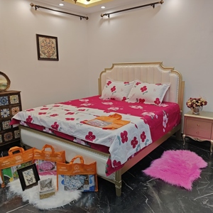 Juego de Sábanas JIAJIA de 4 Piezas, Tamaño King, Estampadas, con Fundas de Almohada, Disponibles para Tiendas de Ropa de Cama - Product Image 4