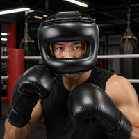 Protection de tête et de nez pour la boxe professionnelle, personnalisable avec logo OEM/ODM, pour le sparring et l'entraînement (vente en gros)