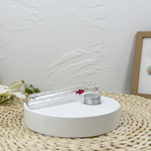 Bouteille de tube en PET à fond plat bouteilles de nourriture de thé de bonbons tube à essai en plastique vide - Product Image 4