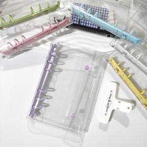 Protège-cahier transparent en PVC HONGEN, classeur simple pour carnet de notes, couverture de <span class=keywords><strong>rangement</strong></span>, 60 <span class=keywords><strong>feuilles</strong></span>, spirale, <span class=keywords><strong>feuilles</strong></span> mobiles, format <span class=keywords><strong>A3</strong></span> - Product Image 3