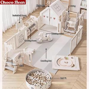 Parc de jeu pour bébé sans fin, clôture de sécurité en plastique, parc de jeu pour enfants facile à assembler, nouveau design, barrière de sécurité pour enfants - Product Image 3