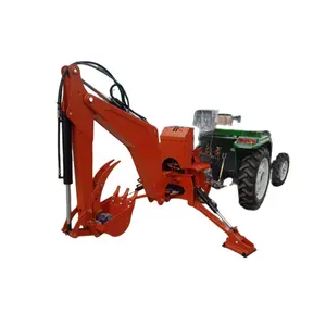 Ce Goedgekeurde Tuin Tractor Loader Graafmachine Lw-8 Trekhaak Graafmachine Voor 50-90hp Wheel Farm Tractor