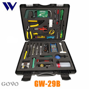 <span class=keywords><strong>GOVO</strong></span> Outil de construction de câbles à fibre Kits d'outils d'épissage de câbles à fibre Compteur de puissance GW-29B - Product Image 2