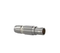 Connecteur circulaire mâle LANSI FGG.2B.304.CLAD72 à 4 broches, 15A, avec coupelle à souder, pour LEMO