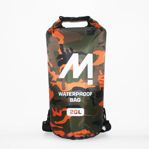 <b>20L</b> Shoulder <b>Bag</b> for Drifting & Swimming Lightweight Camouflage Design 210T Polyester PVC Waterproof Bucket <b>Bag</b> - Product Image 5