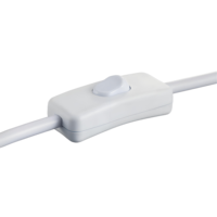 Interrupteur à bascule T55 approuvé par SAA 250V 2A IP30, interrupteur de cordon d'alimentation standard australien pour lampes d'appareils ménagers