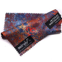 Chiffonnette microfibre pour lunettes avec logo imprimé, chiffonnette microfibre pour nettoyage des verres dans une pochette