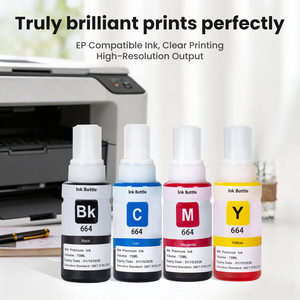 Tinta de Recarga Compatible de Alta Calidad <span class=keywords><strong>664</strong></span> para <span class=keywords><strong>Epson</strong></span> T664 L300 L310 L355 L360 L365 L380 L386 L455 L486 L565 L1300 L655, Tinta de Colorante de 70 ml - Product Image 3