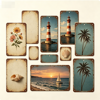 Póster Vintage Retro de Hierro con Diseño Personalizado en Relieve de 20*30cm, Impermeable, Ecológico, Resistente a los Rayos UV, Decoración de Pared para Bar o Garaje