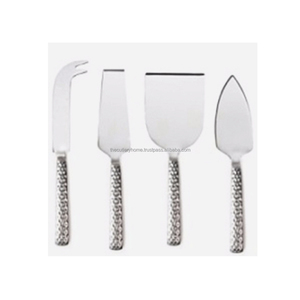 Ensemble de fromage en acier inoxydable avec barre Vintage, poignée faite à la main, poignée noire, ensemble d'outils de luxe pour la maison - Product Image 3