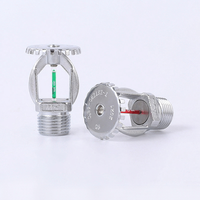 Tête de sprinkler automatique à bulbe en verre fileté pour plafond, type pluie, pour système de protection incendie commercial et bureaux