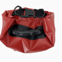 Mochila impermeable de alta visibilidad, bolsa seca con correa de malla y bolsillo frontal, 30l
