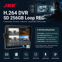 Moniteur de caméra de recul AHD couleur 1080p JMK 10 pouces 10,1 pouces pour voiture, aide au stationnement en marche arrière