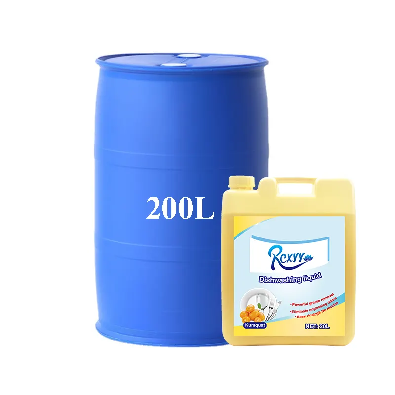 液体洗剤200Lバレル残留物なしマイルドレモンフレーバー食器洗い機工場卸売価格
