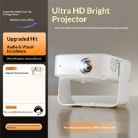 Projecteur intelligent Relee HD avec fonction pan-tilt, écran de projection pour téléphone portable, idéal pour la projection murale dans la chambre