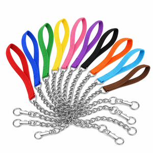 Professional Pet Suppliers Custom Metal Pet <b>Leash</b> Chew Proof <b>Dog</b> Chain <b>Leash</b> Solid Strong Pet <b>Dog</b> <b>Leash</b> with Non Slip Handle - Product Image 5