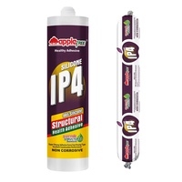 Adhésif structurel universel en silicone 995 pour intérieur, séchage rapide, panneaux muraux, portes, fenêtres, colle d'étanchéité imperméable