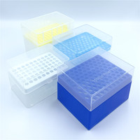 Vente directe usine – Boîte de rangement transparente en PP pour 15 pipettes, 10 ml, personnalisable OEM, pour usage en laboratoire