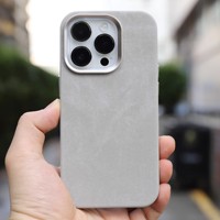 Coque de téléphone en cuir PU à couverture complète personnalisée pour iPhone 16 17 13 15 12 11 Pro Max Fundas en tissu magnétique antichoc livré