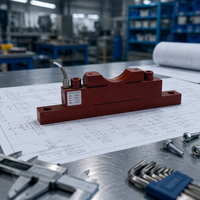 Capteur de pesage à compression de type pont HMD HMD2008B7 en acier allié avec jauge de contrainte et protection contre les surcharges pour applications industrielles lourdes