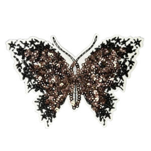 <span class=keywords><strong>Patch</strong></span> borboleta logotipo lantejoulas bordados Patches atacado personalizado colorido bordado tecido PVC renda Chenille Opp saco 50pcs - Product Image 3