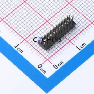 XDZ127-2-11-S-1.0-G1 Pin Header SMD,P=1.27mm Connector 2x11P 1.27mm Pin Header Vertical Mount - Product Image 1