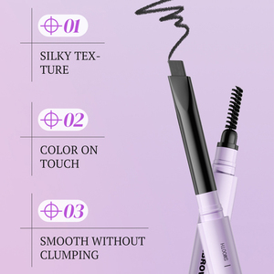 KORMESIC - Lápiz Delineador de Cejas de 0.3g, Sedoso y Suave, Natural, Fácil de Delinear sin Grumos, Delineador de Cejas de Doble Punta para Dar Forma a las Cejas - Product Image 5