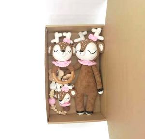 Grosir Pabrik Langsung 100 Katun Crochethandmade Kit DIY Beruang Crochet Hadiah Boneka Hama Beads Crochet Kerajinan Mainan dan Boneka - Product Image 2