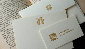 Servizi di Design Completamente Personalizzati Biglietti da Visita e da Lavoro Stampati in Letterpress su Carta di Cotone Fatta a Mano, Biglietti Personalizzati e Buste - Product Image 4
